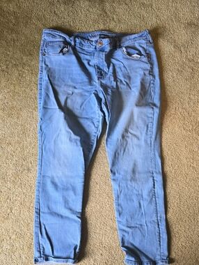 American Eagle Outfitters Light Blue Skinny Jeans